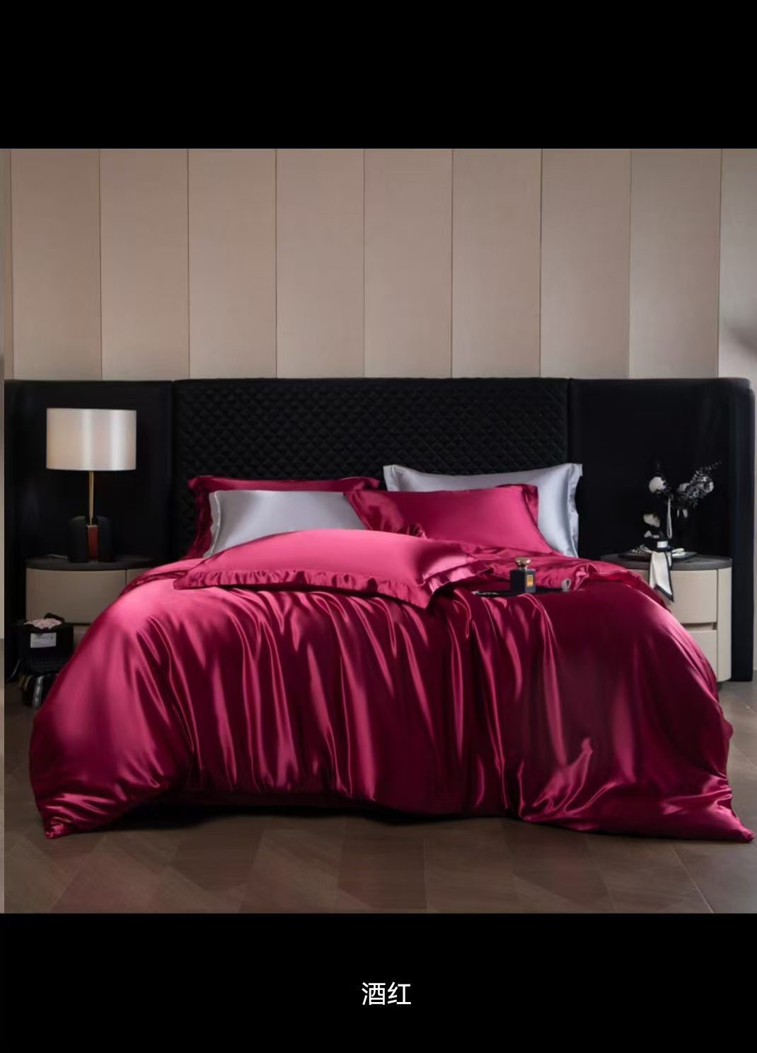 Duvetcover Silk , Bedsheet, Four Pillowcases , 66