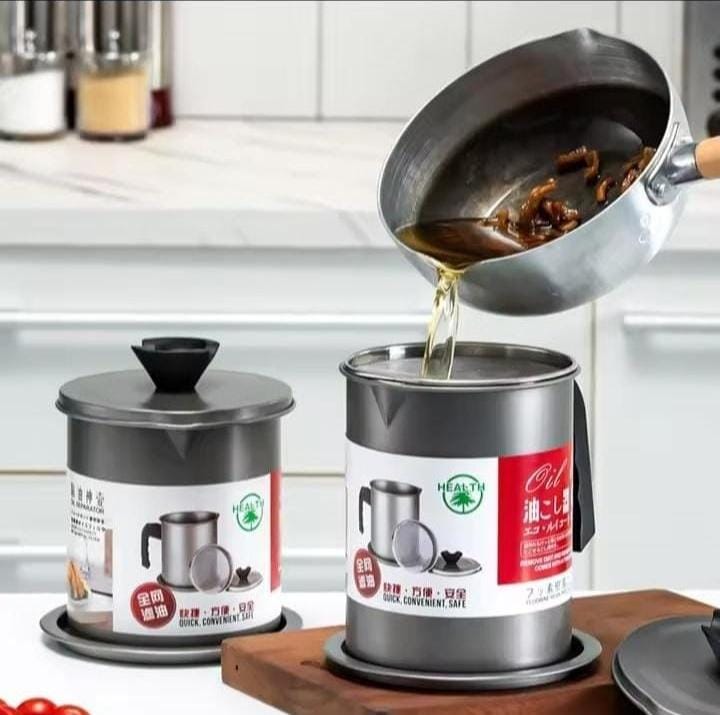 Oil filter pot stainless steel