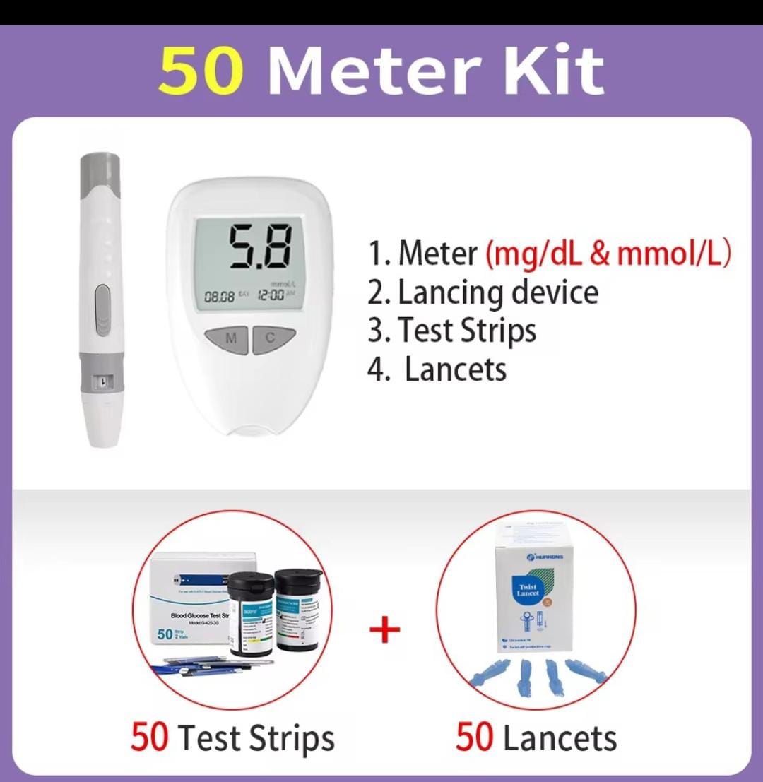 Blood Glucose Monitor, portable home with selftest blood glucose meter