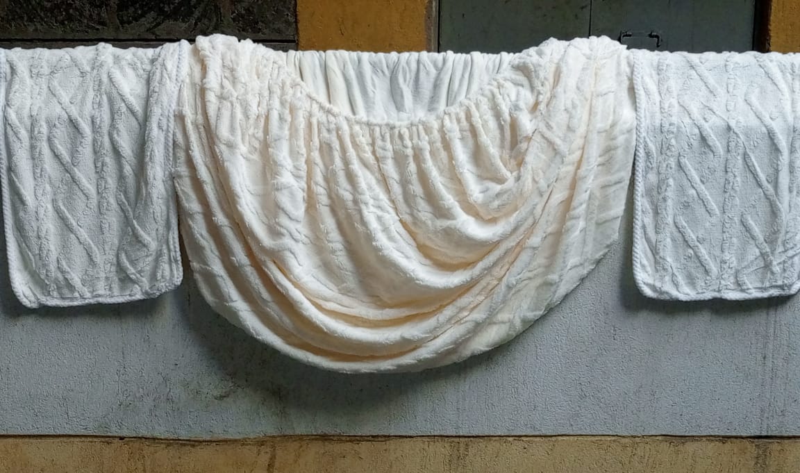 Jacquard Sherpa fleece blanket