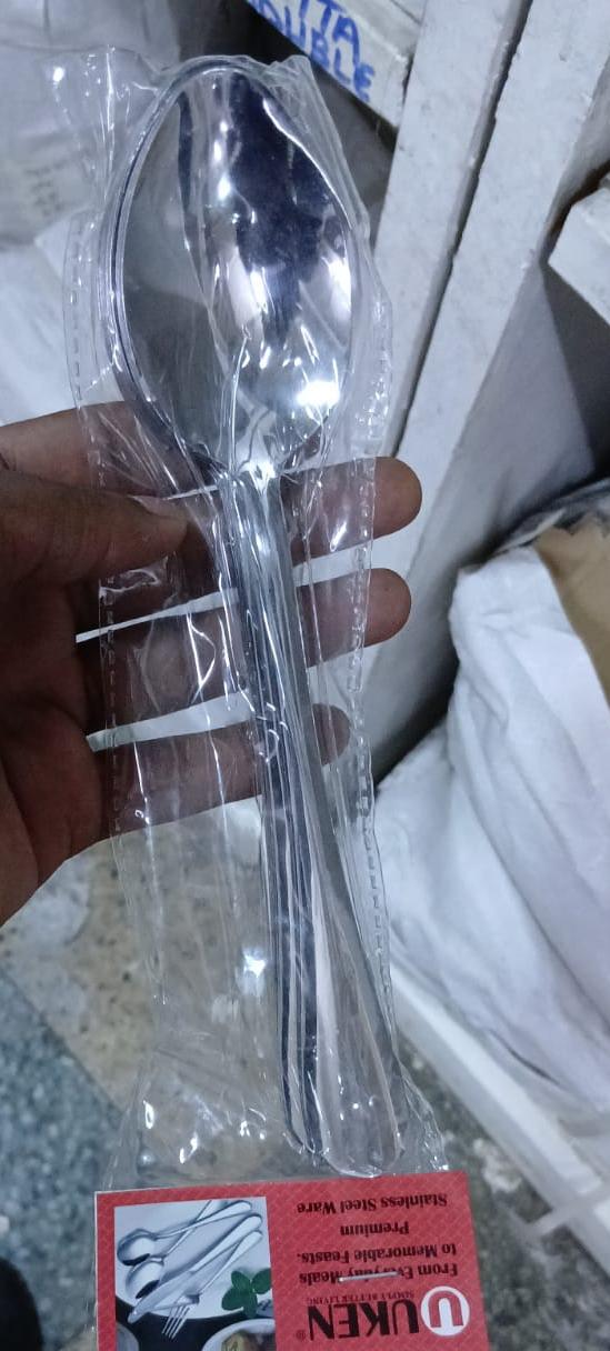 UKEN HEAVY POLISHED SPOONS